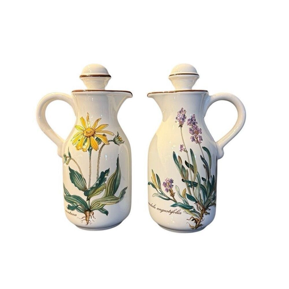 Villeroy & Boch Botanical Oil And Vinegar Carafes Set Of Two